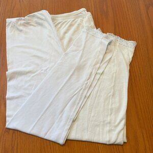 Cuddl Duds: Set of 2 Softwear Lace Leggings Bundle